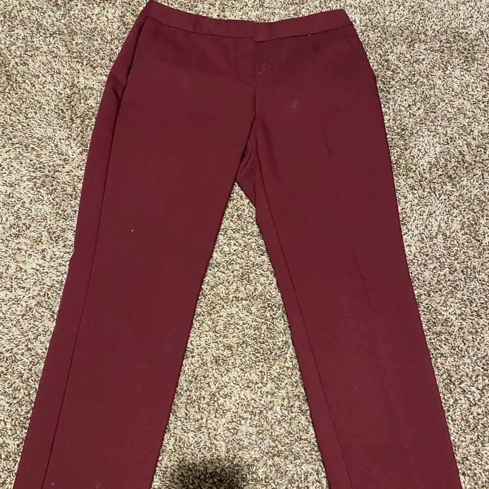 Maroon Teacher Pants